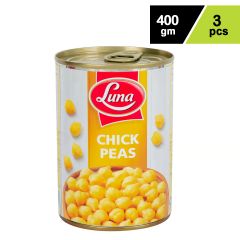 Luna Chick Peas 3X400g