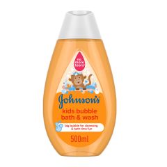 J&J Kids Bubble Bath & Wash 500ml