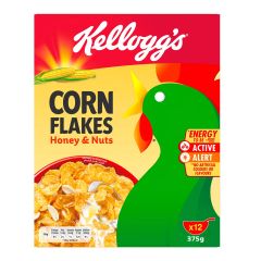 Kellogg's Corn Flakes Honey & Nuts 375gm