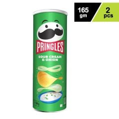 Pringles Sour Cream and Onion Chips 2 x 165 g
