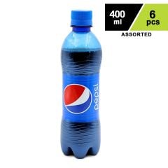 Pepsi Asst Pet 6X400Ml