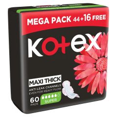 Kotex Maxi Slim Super 44+16 Free