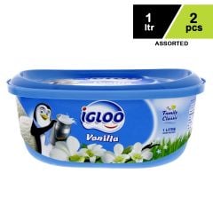 Igloo Ice Cream Asst 2X1Ltr