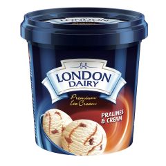 London Dairy Cup Pralines & Cream 125ml 