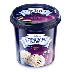 London Dairy Cookies Cream Ice Cream 125ml