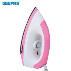 Geepas 1200W Dry Iron - Non-Stick Coating Plate & Adjustable Thermostat Control  - GDI7782