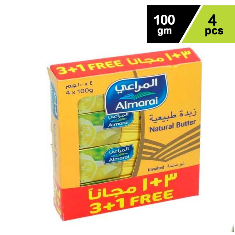 Almarai Butter Us 3+1X100Gm