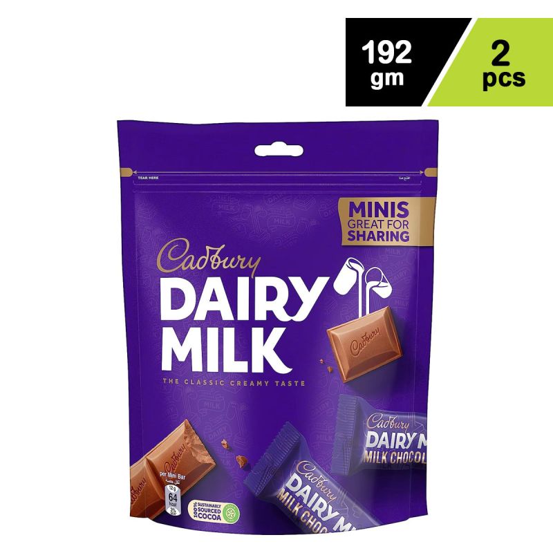 Cadbury Dairy Milk Treat Size 2X192g