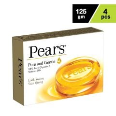 Pears Pure & Gent Soap 4X125g