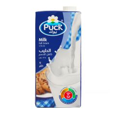 Puck Milk Full Cream 1Ltr x 4