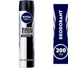 Nivea Men Deodorant Black & White Invisible Spray 200ml