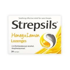 Strepsils Honey & Lemon 24pcs