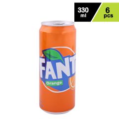 Fanta Can Reg Orange 6X330Ml