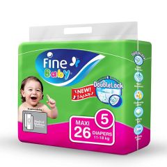 Fine Baby Diaper Grn Maxi 26S