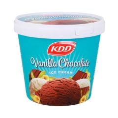 Kdd Vanilla Chocolate Ice Cream 1L
