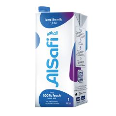 Al Safi UHT Milk Full Fat 1Ltr