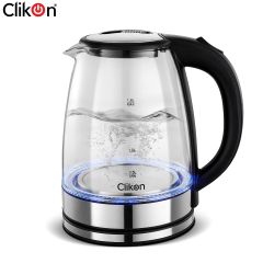Clikon 1.8L Electric Glass Kettle with LED Glow Indicator-1.8L (CK5138)