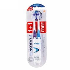Sensodyne Rapid Action Soft Tooth Brush 1+1