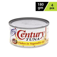 Century Tuna Flakes Vegetable oil 4X180g